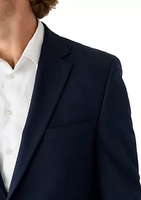 Men's Suit Set with Notch Lapel Jacket