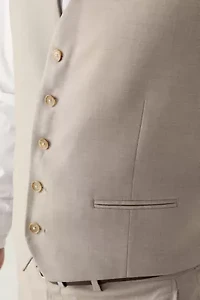 Men's Front Double Besom Pocket Suit Vest