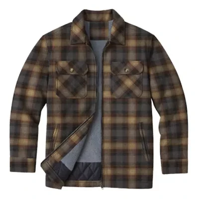 Sherpa Lined Flannel Jacket