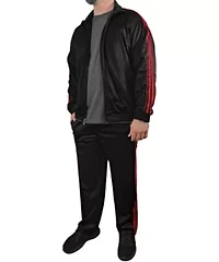 Men's Active Zip Up Jacket/Pant Set