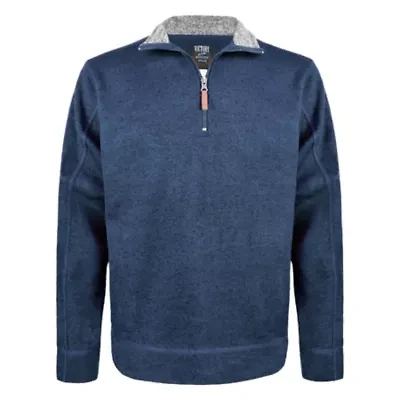 Half Zip Pullover W/Contrast Collar