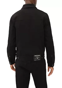 Black Denim Trucker Jacket