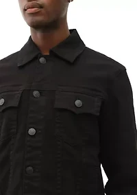 Black Denim Trucker Jacket