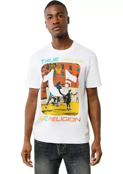 True Ball League Short Sleeve Logo Graphic T-Shirt