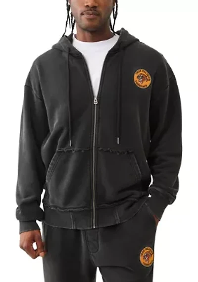 Tiger Vintage Logo Zip Hoodie