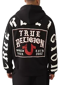 Men's Script Logo Zip Hoodie