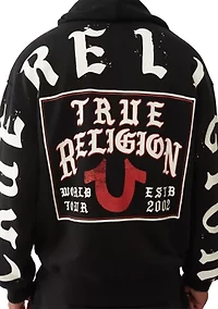 Men's Script Logo Zip Hoodie