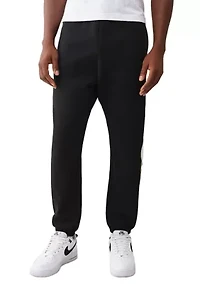 Terry Applique Logo Knit Jogger Pants