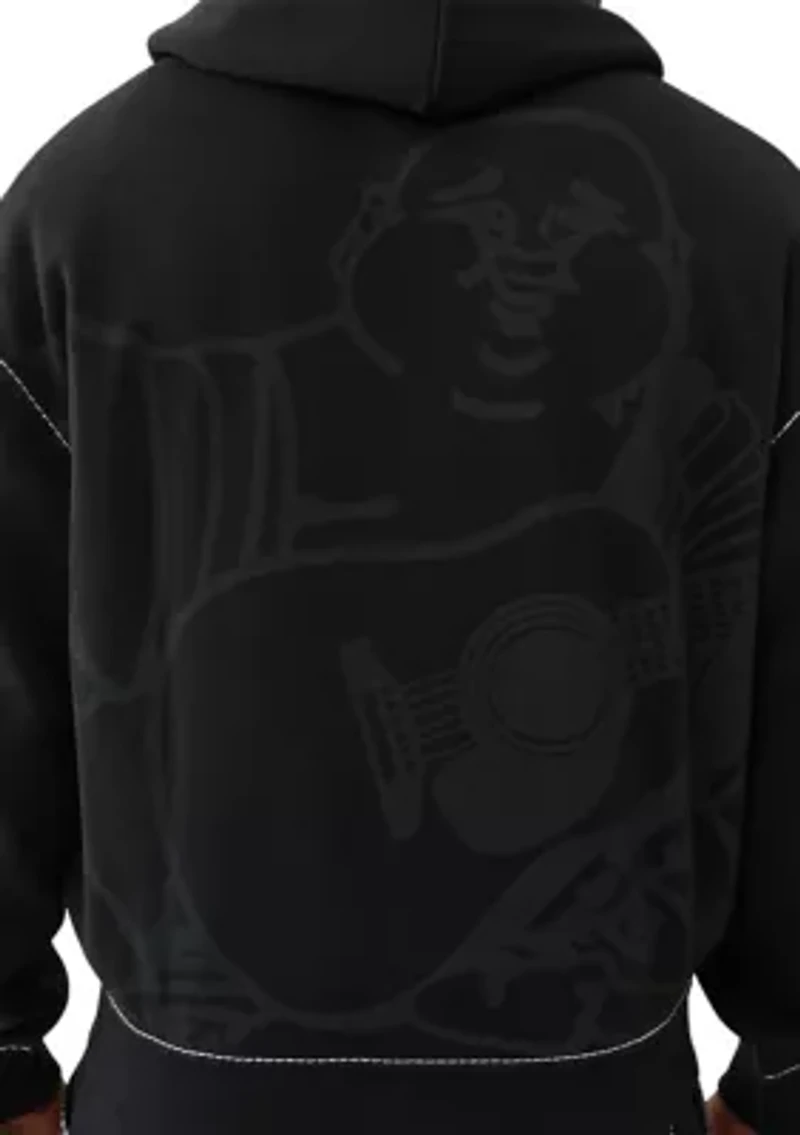 Anniversary Print Big T Zip Hoodie