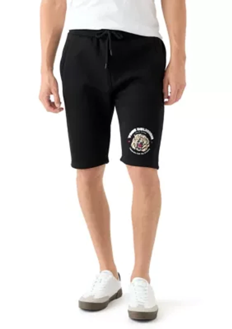 Tiger Face Logo Knit Shorts