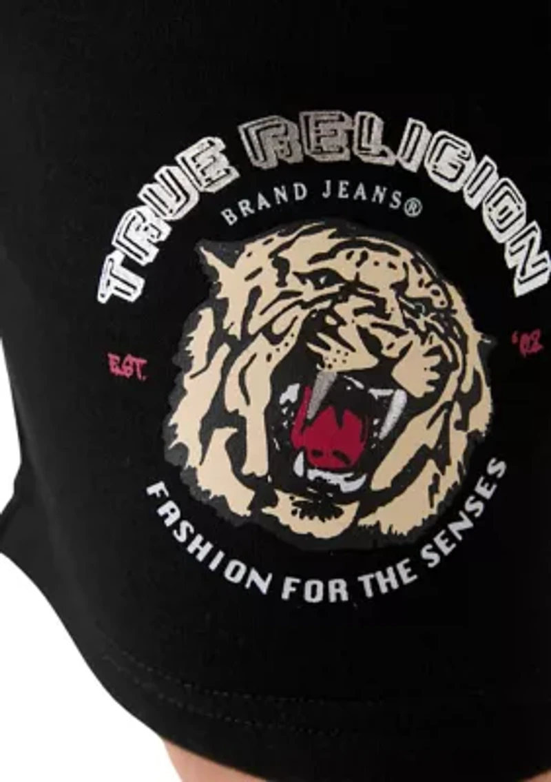 Tiger Face Logo Knit Shorts