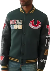 Cat Logo Varsity Jacket