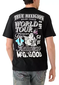 Men's World Tour Logo Short Sleeve Graphic T-Shirt