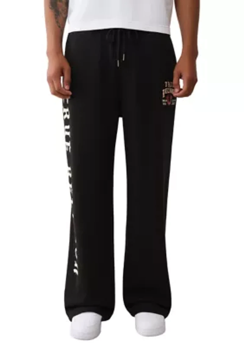 Men's Logo Flag Baggy Sweatpants