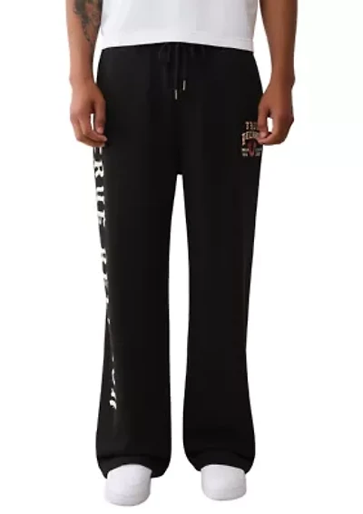 Men's Logo Flag Baggy Sweatpants