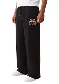 Men's Logo Flag Baggy Sweatpants