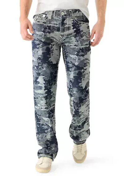 Men's Billy Boot Cut Fit Super T Jacquard Jeans