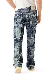 Men's Billy Boot Cut Fit Super T Jacquard Jeans