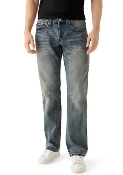 Men's Ricky Straight Fit Big T Flap Jeans