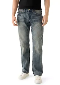 Men's Ricky Straight Fit Big T Flap Jeans