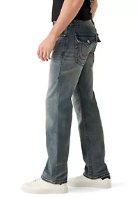 Men's Ricky Straight Fit Big T Flap Jeans