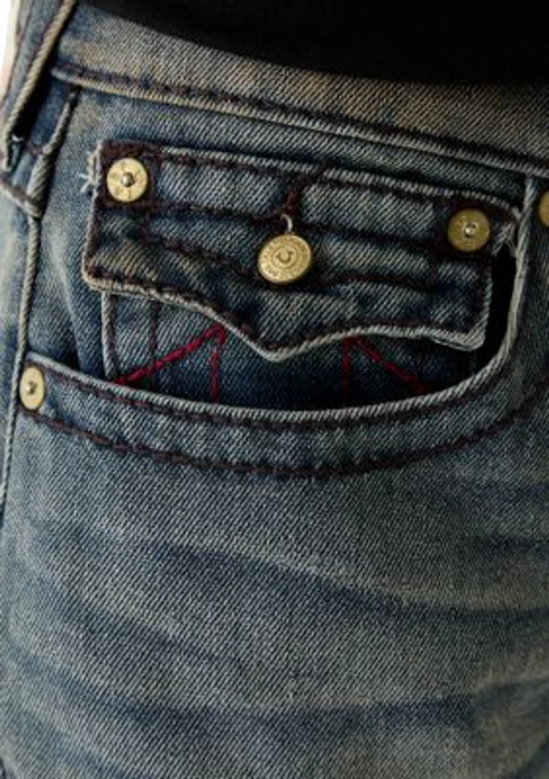 Men's Ricky Straight Fit Big T Flap Jeans