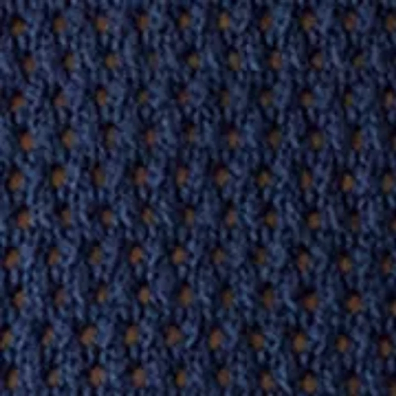 Men's Crochet Short Sleeve Polo Top with Logo Crest