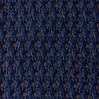 Men's Crochet Short Sleeve Polo Top with Logo Crest