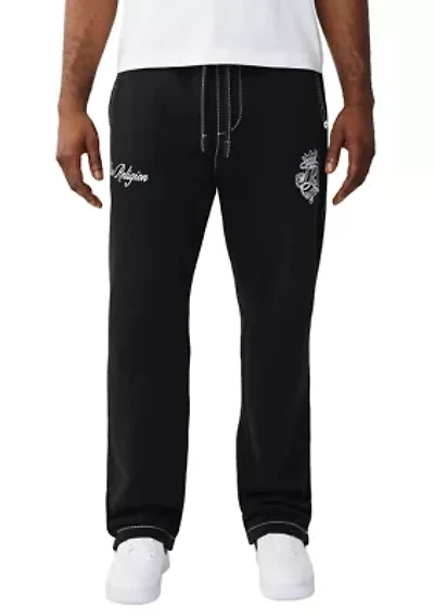 Men's Logo Crest Big T Baggy Sweatpants
