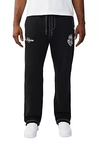 Men's Logo Crest Big T Baggy Sweatpants