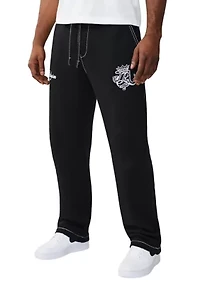 Men's Logo Crest Big T Baggy Sweatpants