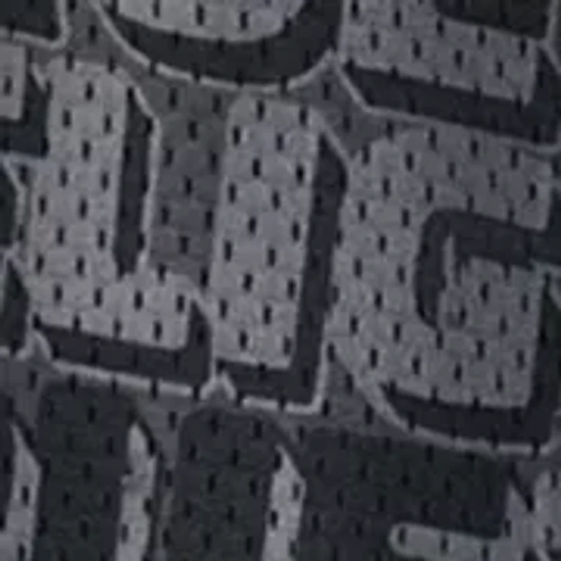 Allover Logo Mesh Snap Front Short Sleeve Shirt