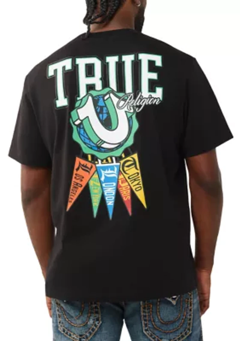 Horseshoe Pennants Short Sleeve Logo T-Shirt