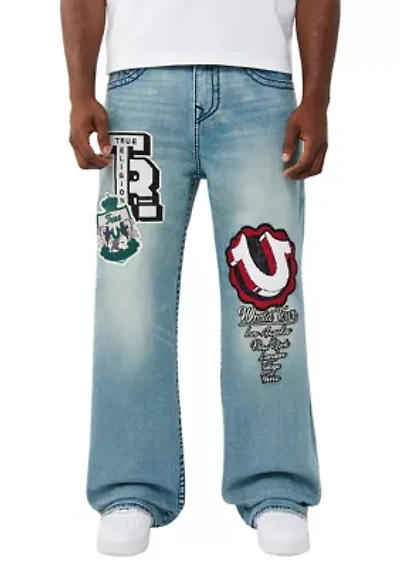 Vinny Patched Ultra Baggy Jeans