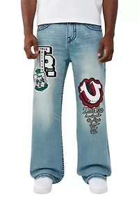 Vinny Patched Ultra Baggy Jeans