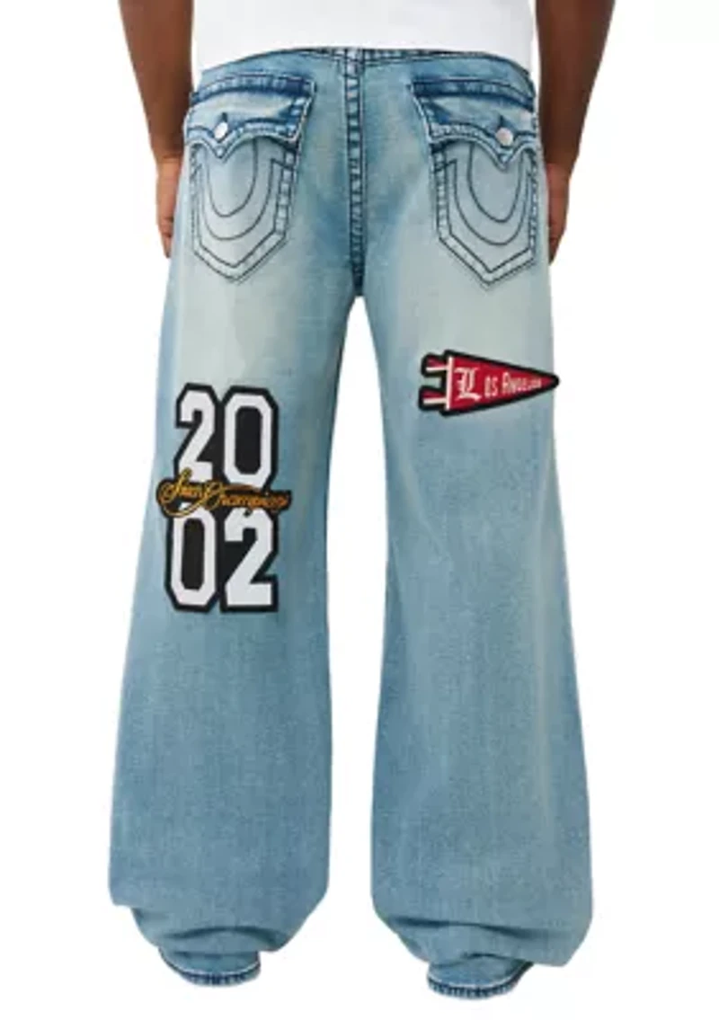 Vinny Patched Ultra Baggy Jeans