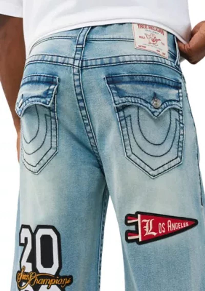 Vinny Patched Ultra Baggy Jeans
