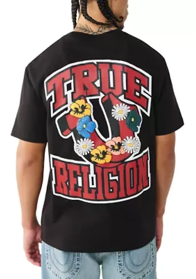 Men's Garden Horseshoe Logo Graphic T-Shirt