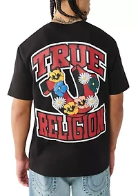 Men's Garden Horseshoe Logo Graphic T-Shirt