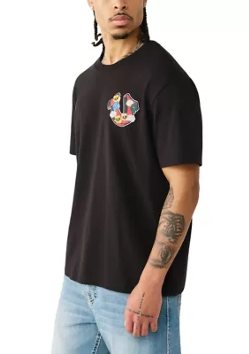 Men's Garden Horseshoe Logo Graphic T-Shirt
