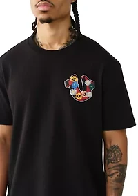 Men's Garden Horseshoe Logo Graphic T-Shirt