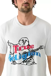 Men's Original Buddha Short Sleeve Logo Graphic T-Shirt