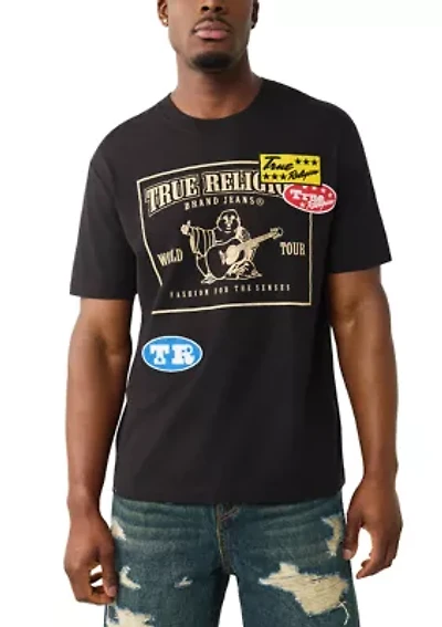 Logo Patch Short Sleeve Shirt