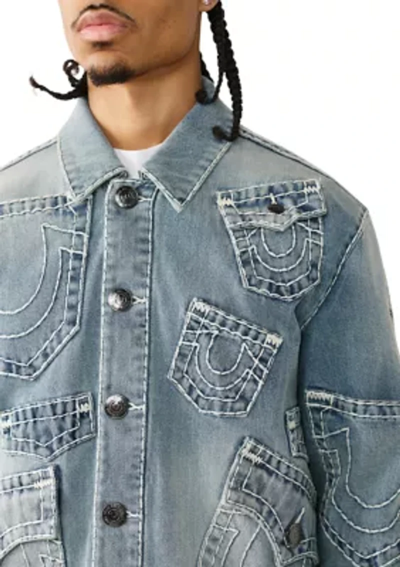 Men's Super T Multi Pocket Denim Jacket