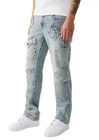 Men's Ricky Super T Straight Fit Multi Pocket Jeans