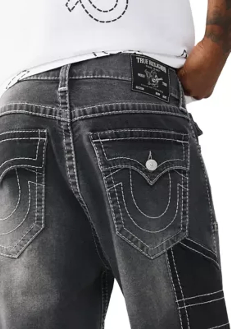 Vinny Baggy Carpenter Freyed Hem Shorts