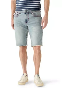Ricky  Single Needle Flap Denim Short