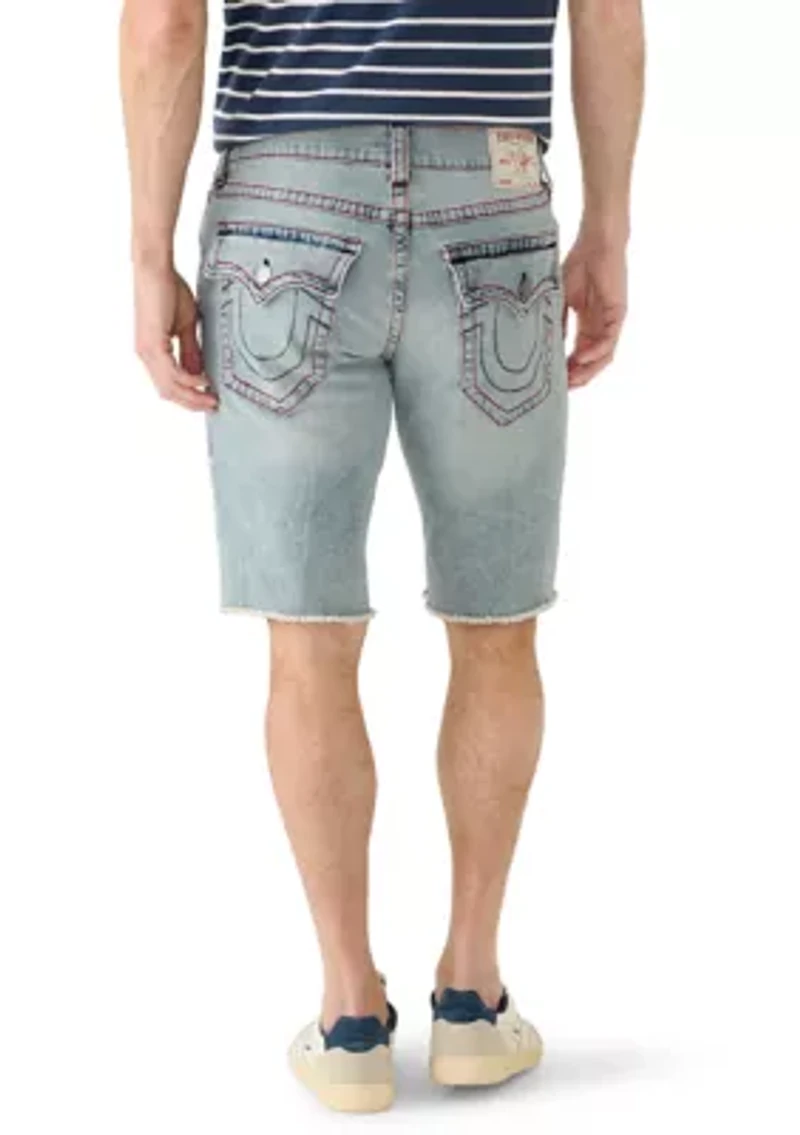 Ricky Single Needle Flap Denim Short