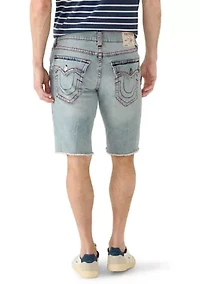 Ricky  Single Needle Flap Denim Short