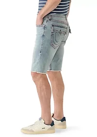 Ricky  Single Needle Flap Denim Short